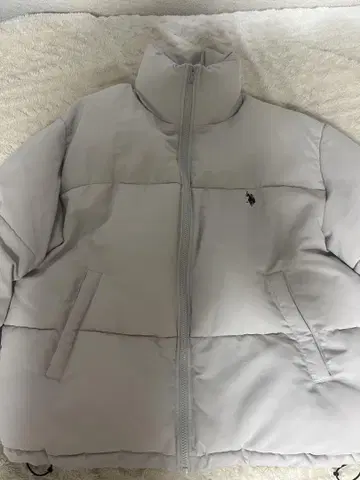 U.S. POLO ASSN. 다운 자켓 M 라이트 그레이