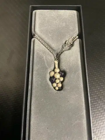 GEORG JENSEN 문라이트 그레이프 목걸이 자수정 SV925