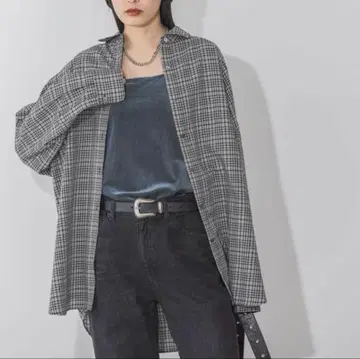 스테디셀러 인기 지나시스 모듬 체크 셔츠 그레이