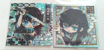 귀멸의 칼날 토키토 무이치로 냐포르메숀 레어 스티커 노멀