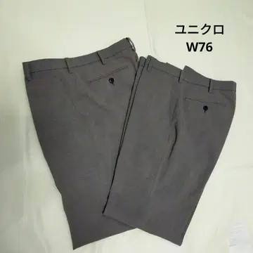 새상품급 UNIQLO 유니클로 감동 팬츠 2세트 W76 그레이
