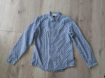 Paul Smith Jeans 스카이블루 도트 무늬 셔츠 S 사이즈