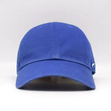 NIKE 나이키 자수 캡 사이드 로고 원 포인트 블루 대드