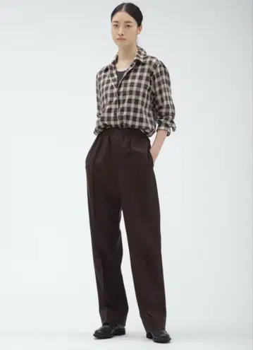 MARGARET HOWELL 2024AW 긴팔 체크 셔츠
