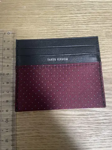 TAKEO KIKUCHI 카드 케이스 보르도
