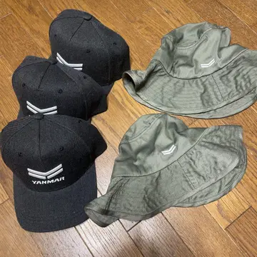 YANMAR 모자 캡 3개와 2개