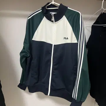 FILA 네이비 그린 저지 FL3721