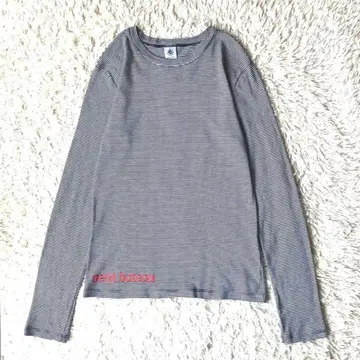 새상품급 petit bateau 보더 긴팔 티셔츠 xs 로고 포함
