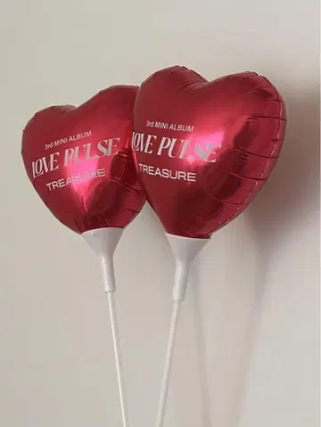 treasure love pulse popup 벌룬 2세트