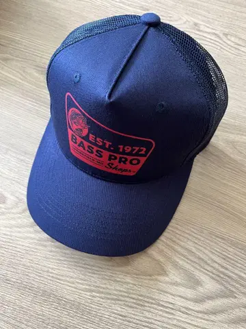 BASS PRO SHOPS 메쉬 캡 빈티지 사인 트래커 네이비 컬러