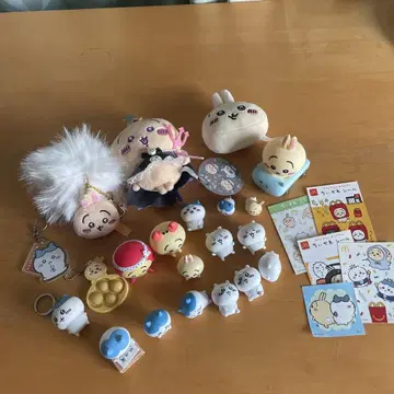 치이카와 봉제 인형과 굿즈 세트