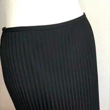 [ Meprise ] 블랙 플리츠 롱 스커트 11AR 허리 67