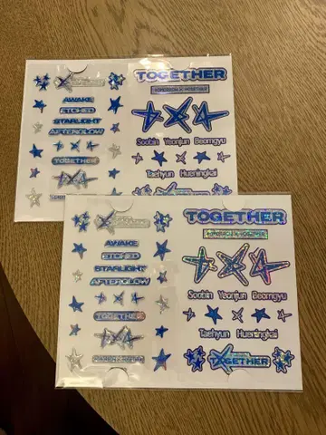 [익명 배송] TXT TOGETHER STICKER SET 스티커 공식