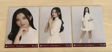 노기자카46 브로마이드 이노우에 나기 벌룬 스커트 3종 컴프