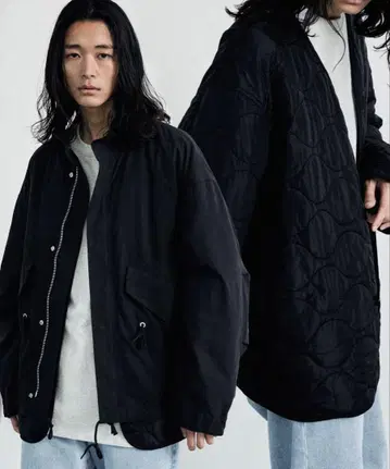 LAYERED 3WAY MILITARYBLOUSON(SHORT M-65)