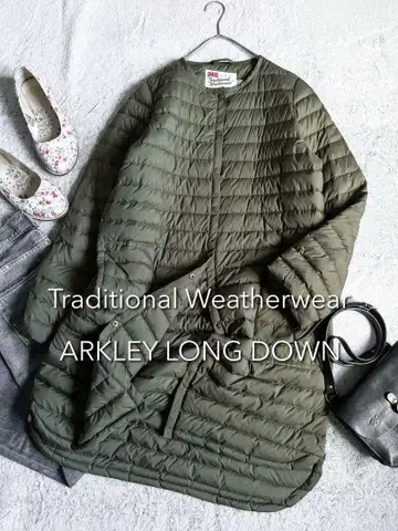 하자품 [트래디셔널 웨더웨어] ARKLEY 노카라 다운 코트 36