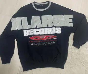 XLARGE 레코드 프린트 맨투맨