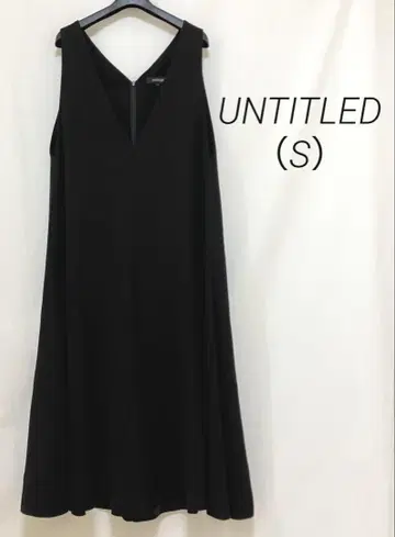UNTITLED 플레어 오버롤 스커트 S #편하게 입을 수 있음 #깔끔함