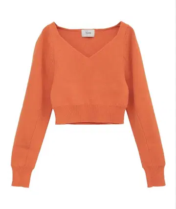 Clane 클라네 V NECK SHORT KNIT TOPS