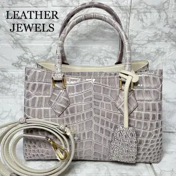 LEATHER JEWELS 레더쥬얼스 2way 백 에나멜 가죽