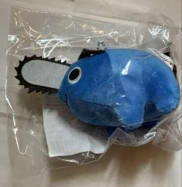 체인소 맨 레제편 로손 봉제 인형 키링 포치타 파랑