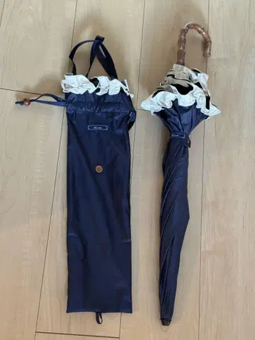 [ 새상품 ] 양산 접이식 네이비 차광 100 직경 94cm