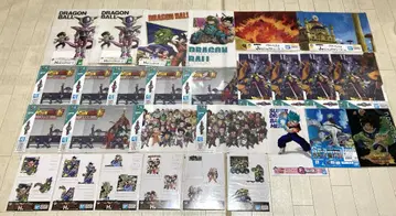 제일복권 드래곤볼 굿즈 묶음 판매 비주얼 보드 파일 스탠드