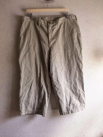 00s DICKIES 와이드 반기장 스케이터 베이지 팬츠 하의