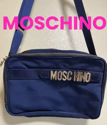 MOSCHINO 네이비 숄더백
