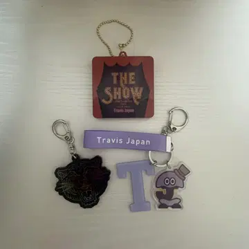 TravisJapan 키링 아크릴 참 3종 세트