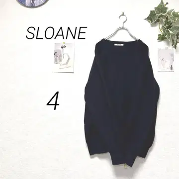 10170 SLOANE 슬로우 긴팔 니트 사이즈 4 무지