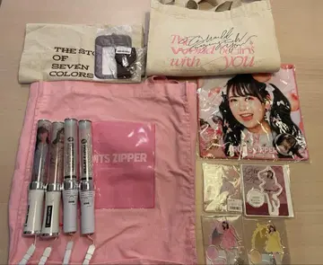 FRUITS ZIPPER 마츠모토 카렌 하야세 노엘 응원봉 굿즈 세트