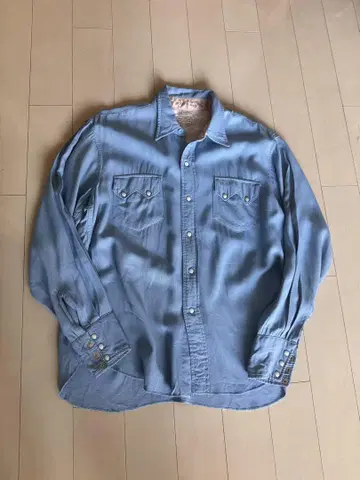 1950년대 Ranchcraft 레이온 웨스턴 셔츠