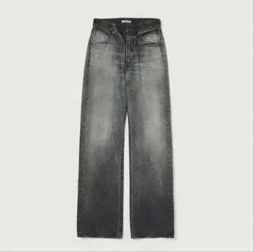 SELVEDGE FADED HEAVY DENIM WIDE PANTS 3