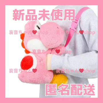 미사용 새상품 usj 요시 숄더 스트랩 포함 핸드 워머 핑크