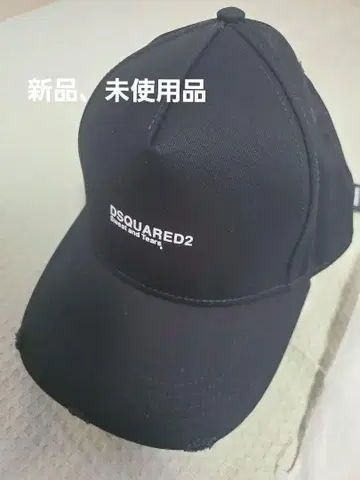 DSQUARED2 블랙 캡 POWER TWINS