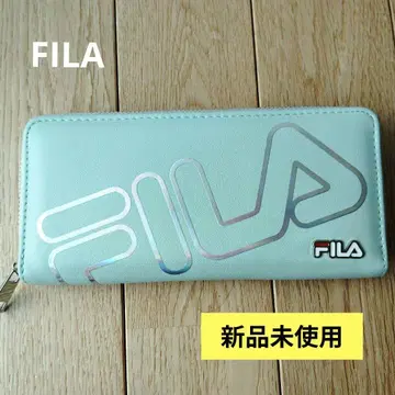 [ 미사용 새상품 ] FILA 라운드 지퍼 롱 지갑 민트 그린