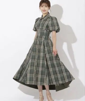 앙데팡당 코르셋 셔츠 원피스