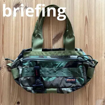 briefing 미니 보스턴 백 카모 패턴