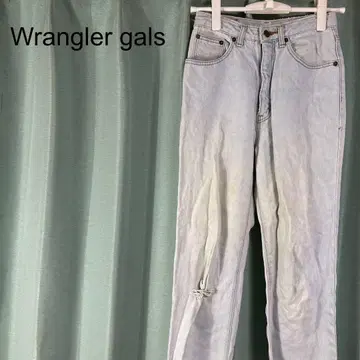 Wrangler gals 스트레이트 데님 라이트 블루