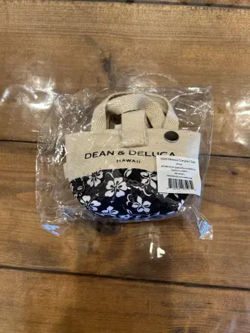 DEAN & DELUCA 하이비스커스 패턴 에코백