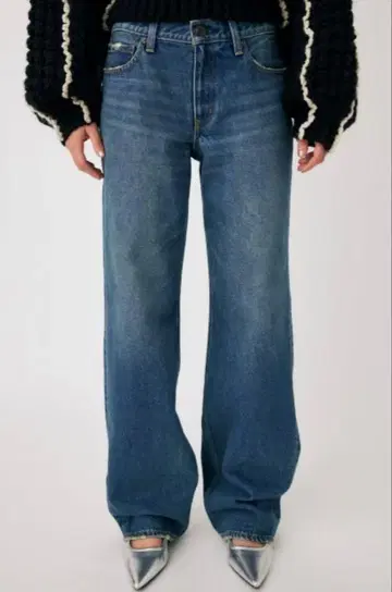 MOUSSY 데님 90S LOWRISE LOOSE 스트레이트 26인치