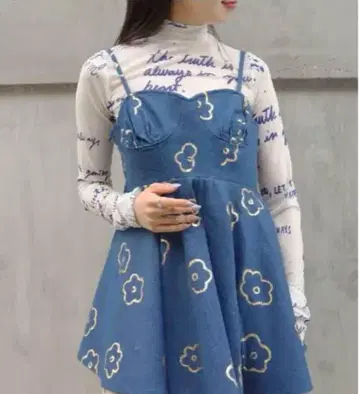 아사기니오 poppy 데님 원피스