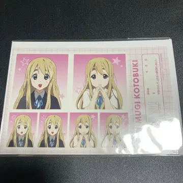케이온 마네키네코 증명사진풍 스티커 코토부키 츠무기
