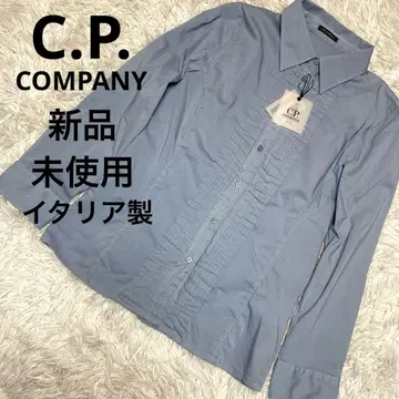 새상품 미사용 씨피 컴퍼니 C.P. COMPANY 긴팔 톤 다운 블루