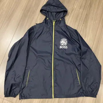 산토리 BOSS 보스점퍼 나일론 자켓 블랙