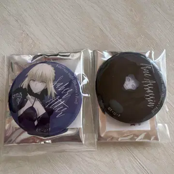 Fate stay night 세이버 알타 어쌔신 캔뱃지 세트
