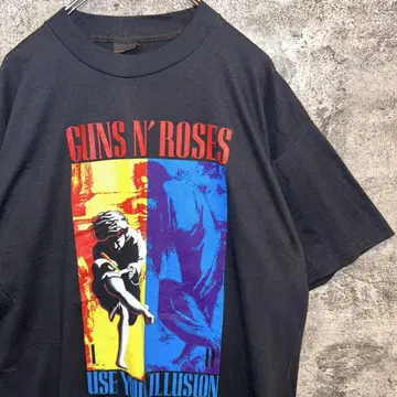레어 데드스탁 90s GUNS N' ROSES 티셔츠 밴드 티
