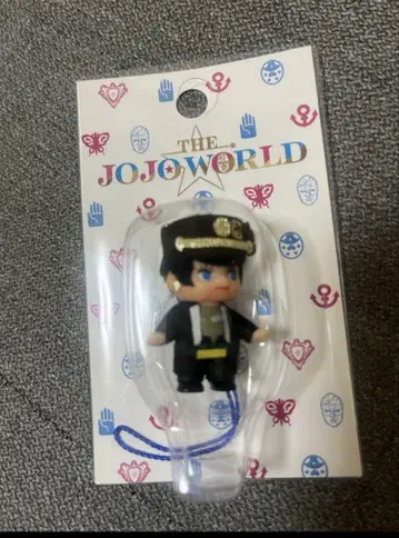 새상품 THE JOJO WORLD 큐피 콜라보 스트랩 쿠죠 죠타로