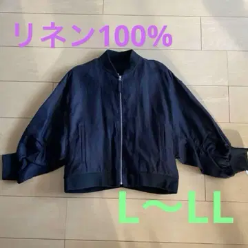 미사용 새상품 디노스 So close 린넨100% 숏 블루종 블랙